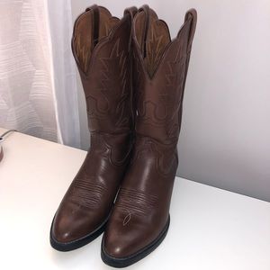 Ariat Brown Leather Cowboy Boots
